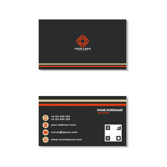 A simple and elegant business card template for corporate or for personal