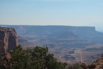 Large canyon in Utah