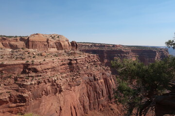 View into Canyonlands in Utah
