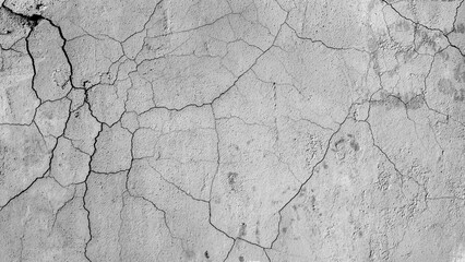 Crack on the concrete surface. Abstract background for design.