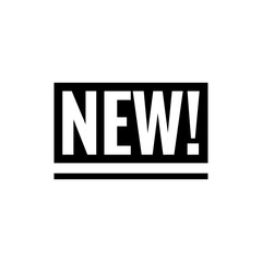 Obraz premium ''New!'' Word Illustration Lettering