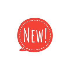 ''New!'' Word Illustration Lettering
