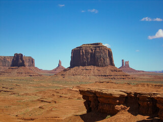 Beautiful landscape view in the Monument valley national park, USA
