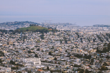 Fototapeta na wymiar City view of San Francisco, California