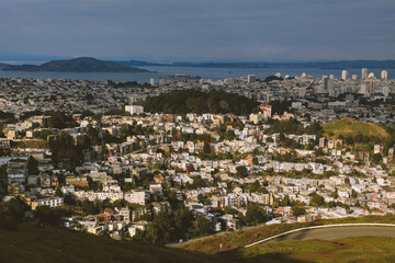 Fototapeta na wymiar City view of San Francisco, California