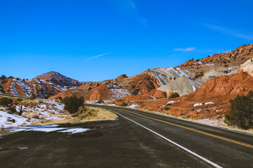 Winter in Capitol Reef National Park, utah