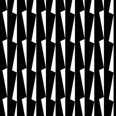 Seamless pattern with triangle shapes. Triangles background. Image with repeated triangular figures. Modern motif. Tribal illustration. Grid wallpaper. Digital paper for textile print. Vector artwork.