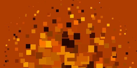 Light Orange vector background in polygonal style.