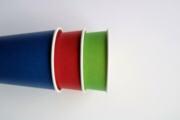 紙コップ　イメージ　白バック