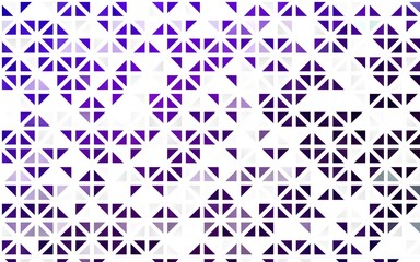 Light Purple vector seamless layout with lines, triangles.