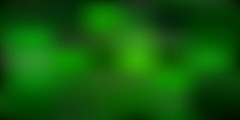 Fototapeta premium Dark green vector blurred backdrop.