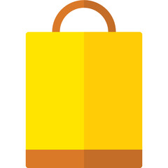 orange shopping bag