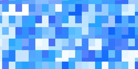 Light BLUE vector background with rectangles.
