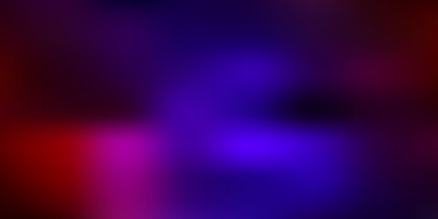 Dark blue, red vector blur backdrop.