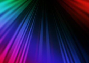 Dark Multicolor, Rainbow vector layout with flat lines.