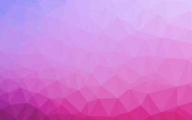 Light Pink, Blue vector polygon abstract layout.