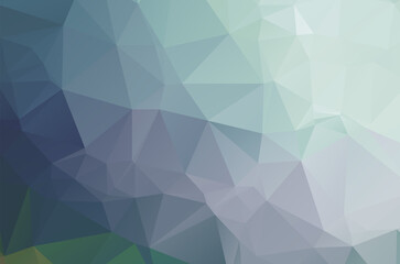 Blue vivid polygonal mosaic background, creative design templates Illustration