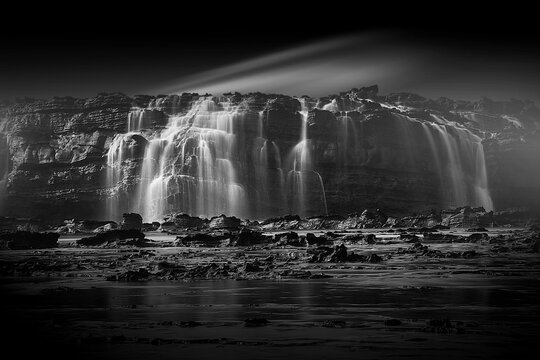 Waterfall Hill In Madura, Indonesia