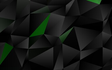 Fototapeta premium Light Green vector abstract mosaic background.