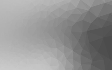 Light Silver, Gray vector low poly layout.