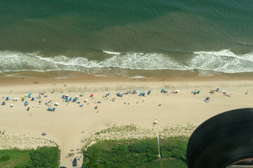 The Hamptons, East Hampton beach from above