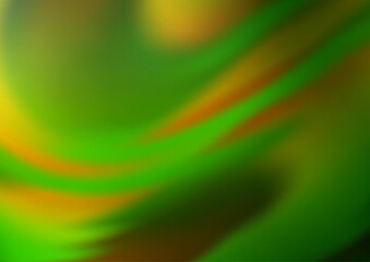 Light Green, Yellow vector bokeh pattern.