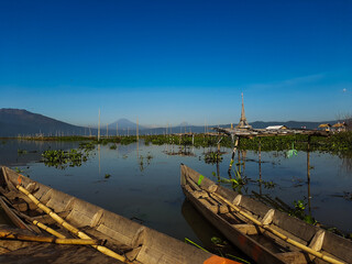 boat on the lake