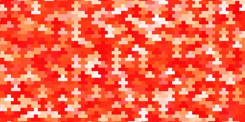 Light Red, Yellow vector backdrop with rectangles.