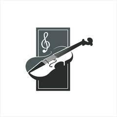 A simple violin illustration.