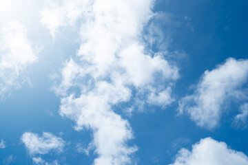 blue sky with cloud