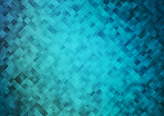 Light BLUE vector template with crystals, rectangles.