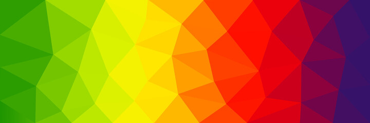 Abstract colorful background with triangle shapes.