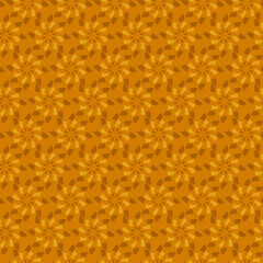 Vector download of golden autumn seamless pattern