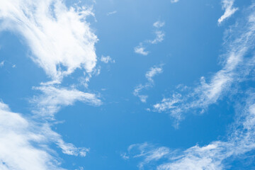 blue sky with clouds background