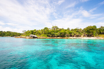 beach with water and sky