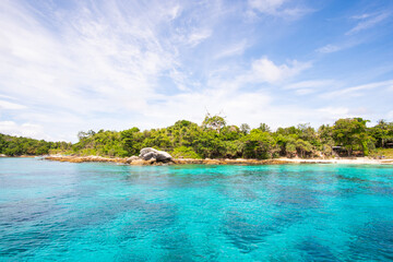 tropical paradise island