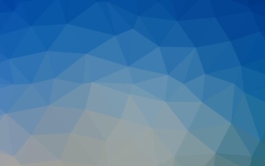 Fototapeta premium Light BLUE vector abstract mosaic backdrop.