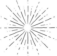 Obraz premium starburst doodle