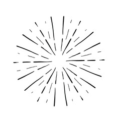 Obraz premium starburst doodle
