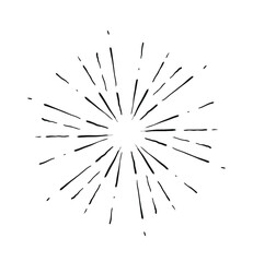 Obraz premium starburst doodle