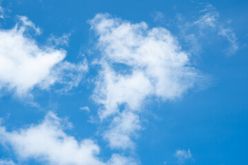 Blue sky with cloud background