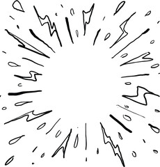 Obraz premium starburst doodle