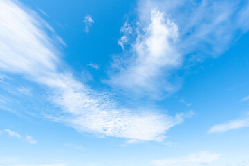 Blue sky and cloud clear background