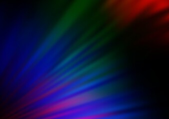Dark Multicolor, Rainbow vector modern bokeh pattern.
