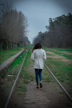 camino en v&iacute;as tren 