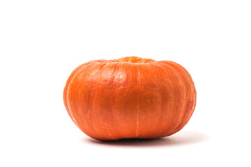 Huge pumpkin isolated on a white background.