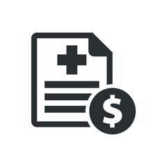 Fototapeta premium Health insurance icon