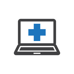 Fototapeta premium Online healthcare icon
