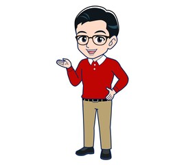 man dressed in red clothesA