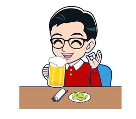 man dressed in red clothes